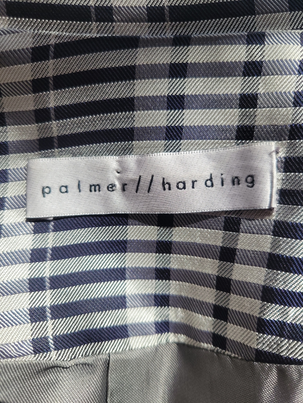Palmer//Harding Striped Wrap Blazer Belted Tie Waist Jacket Runway Size 4/6 - Picture 9 of 10